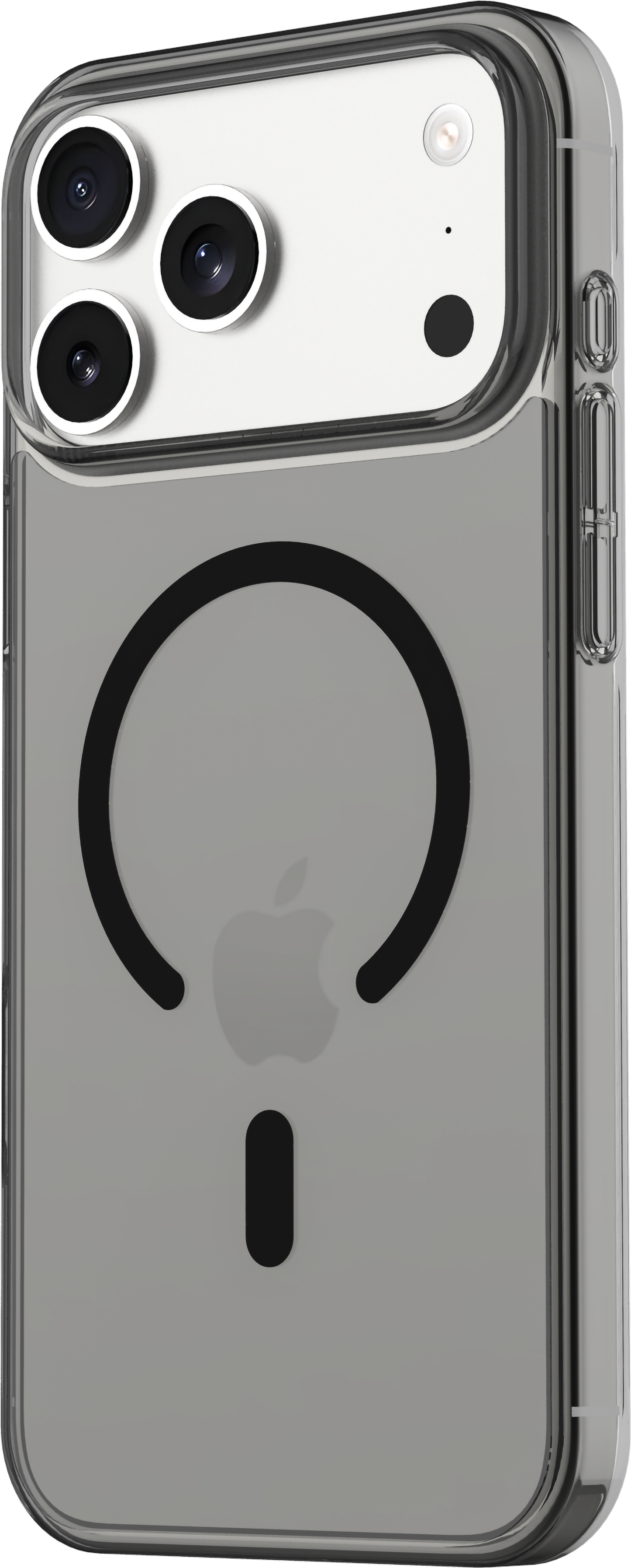 Tekne Crystal Hybrid Case for iPhone 17 Pro Max-Clear Black