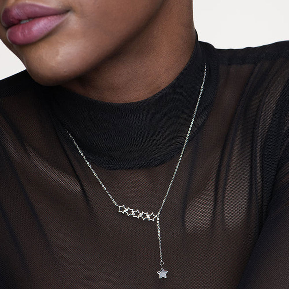 Star Cluster Necklace- 925 Silver