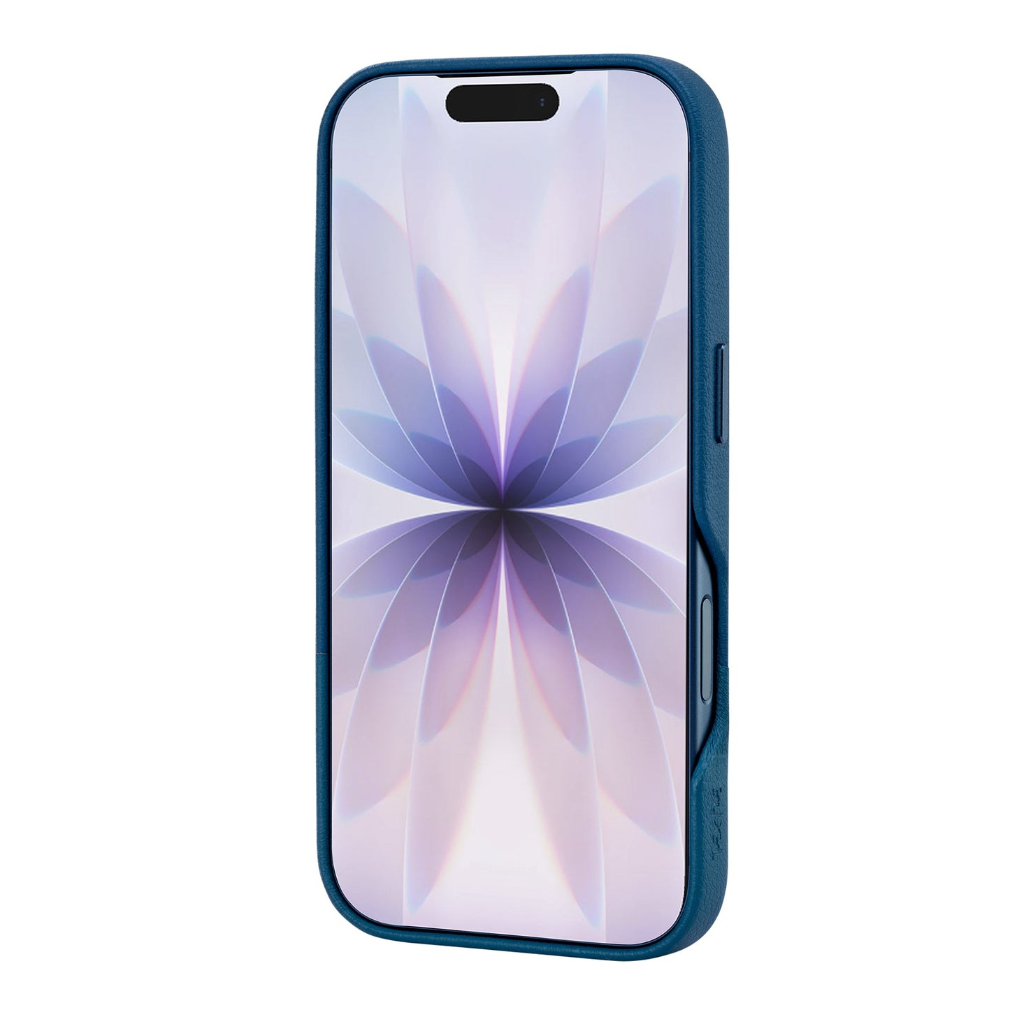 Tekne DualTone Vegan Leather Case for iPhone 17 Pro- Blue