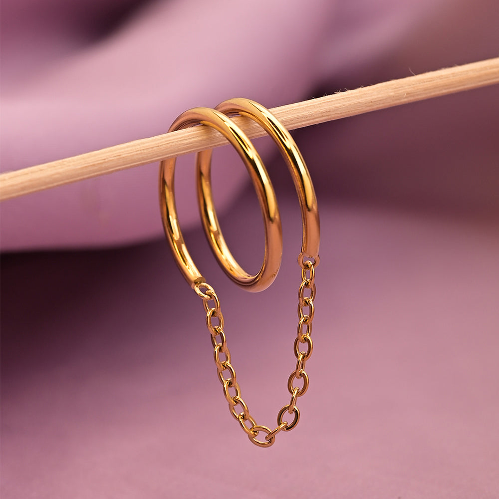 Tassel Chain Spiral Ring
