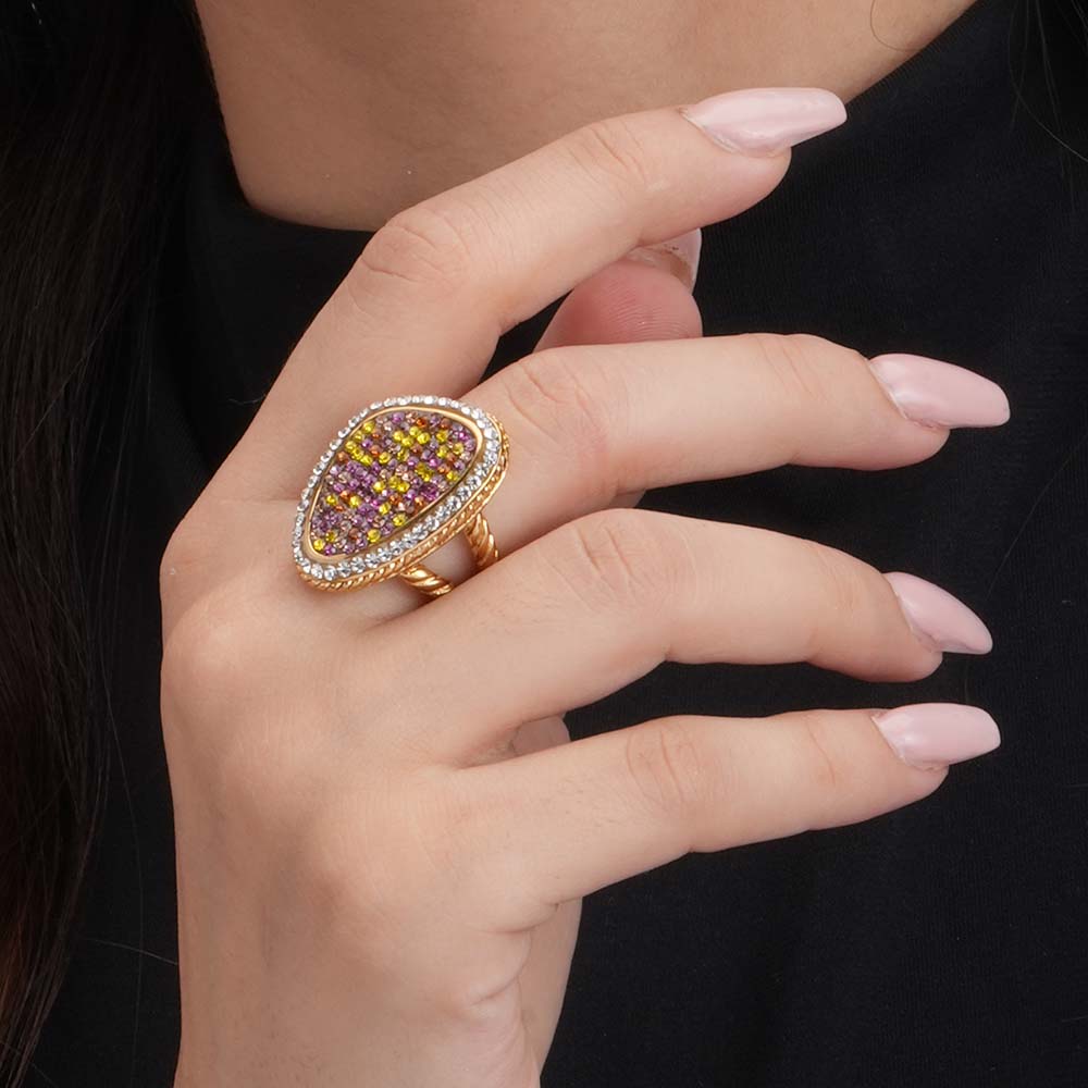 Sparkling Stardust Gold Ring