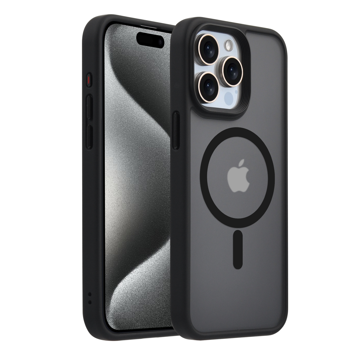 Pulse FROSTED Case for iPhone 15 Pro Max-Black