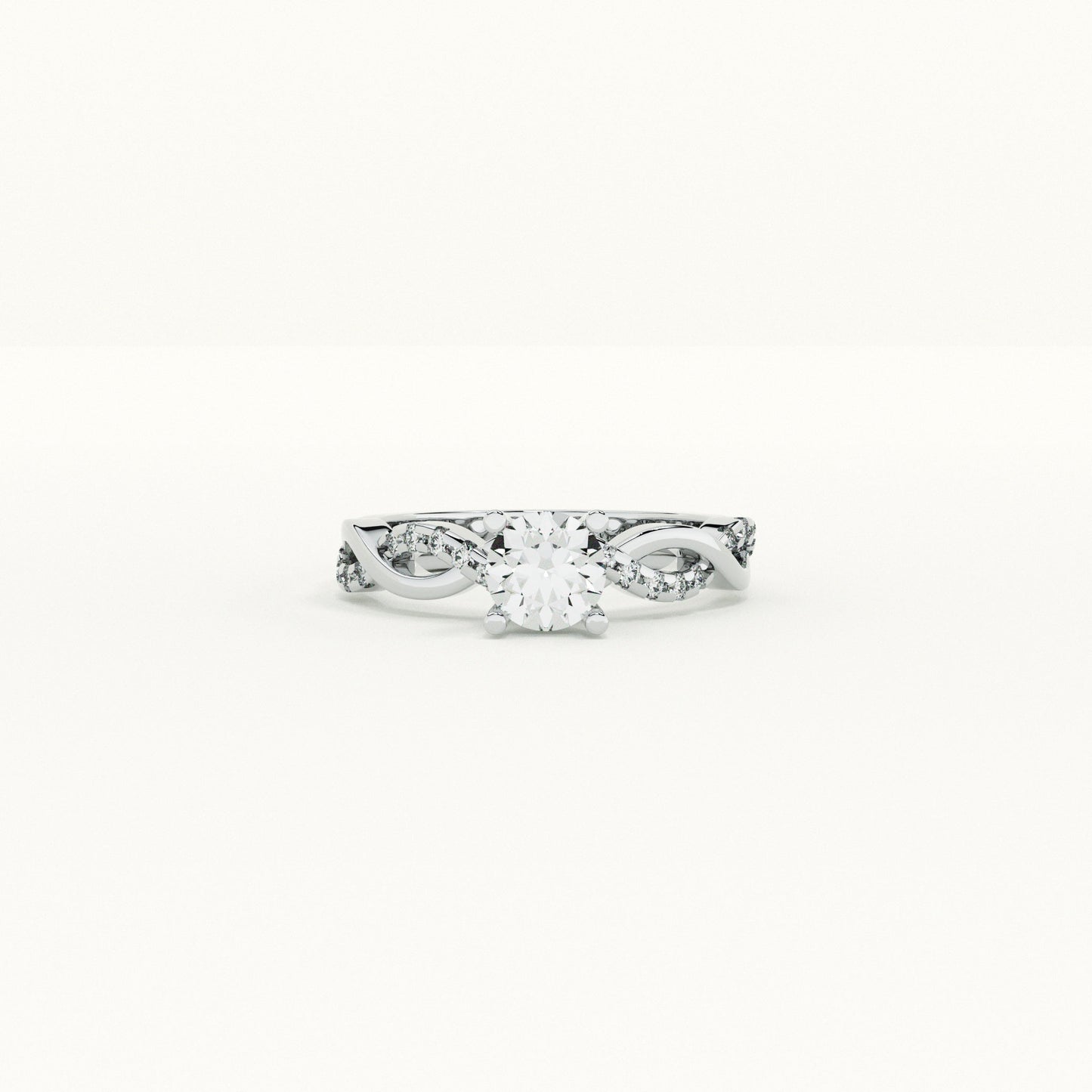Criscross 925 Silver Love Ring