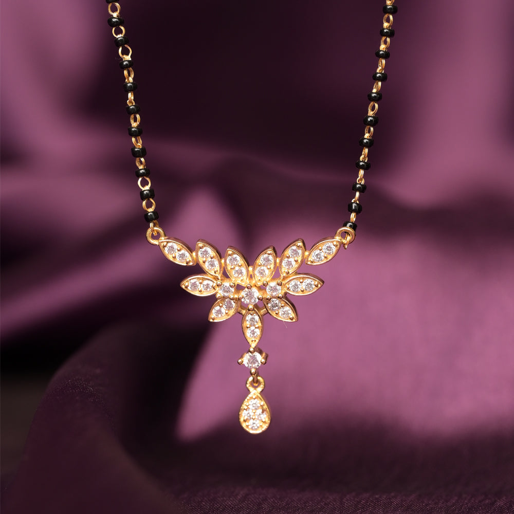 Floral Whispers Mangalsutra | 18K Gold Vermeil