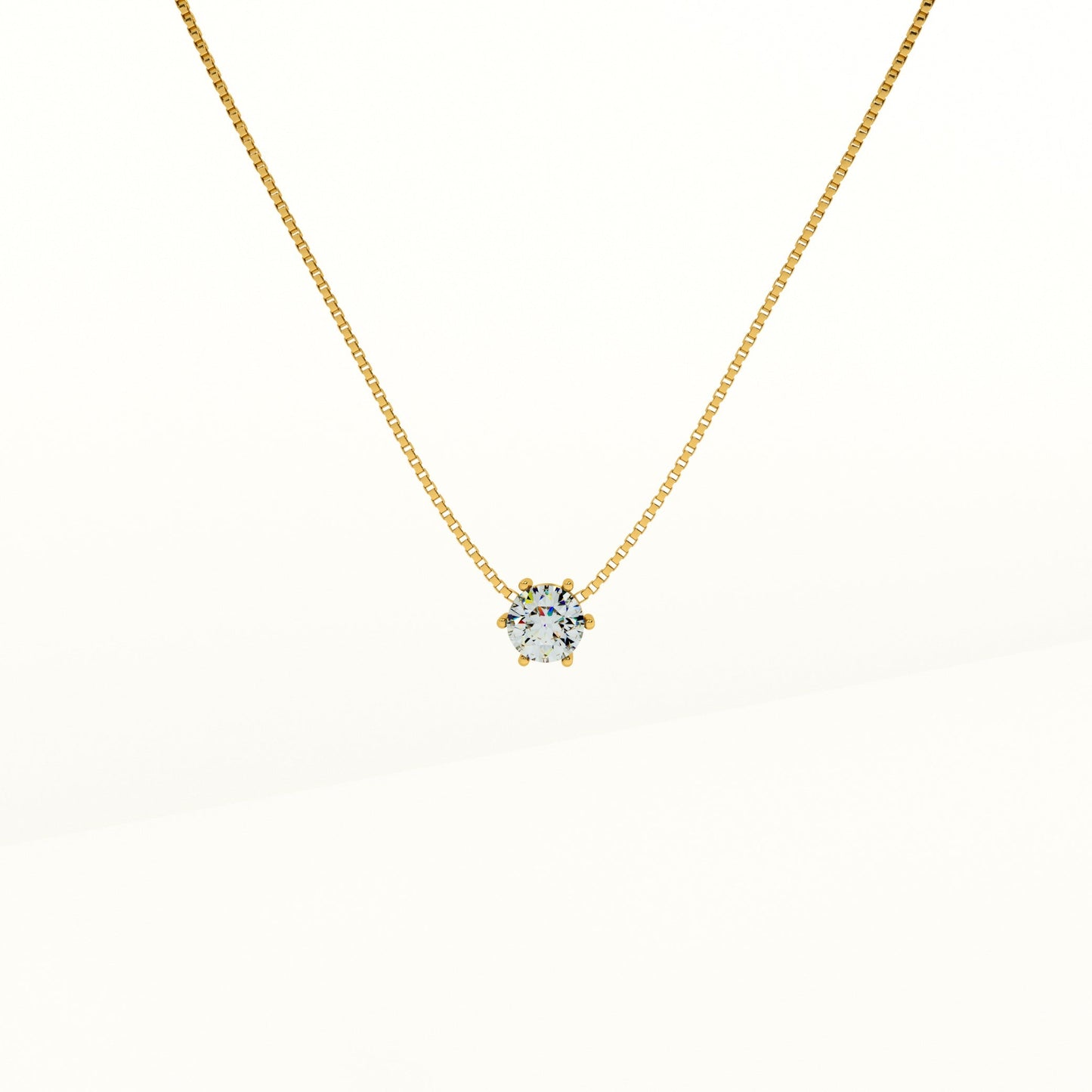 Delicate Diamond Studded Necklace