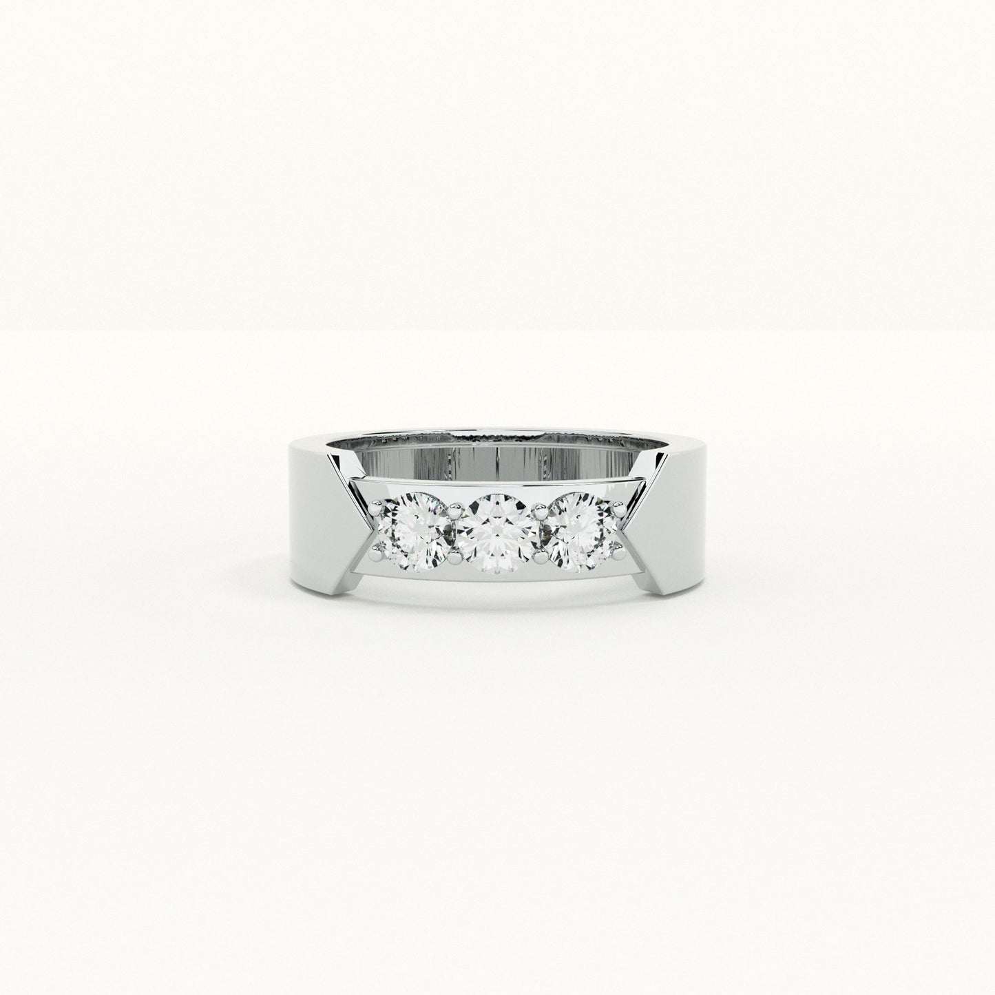 Three Wishes Men's Band- 925 Silver