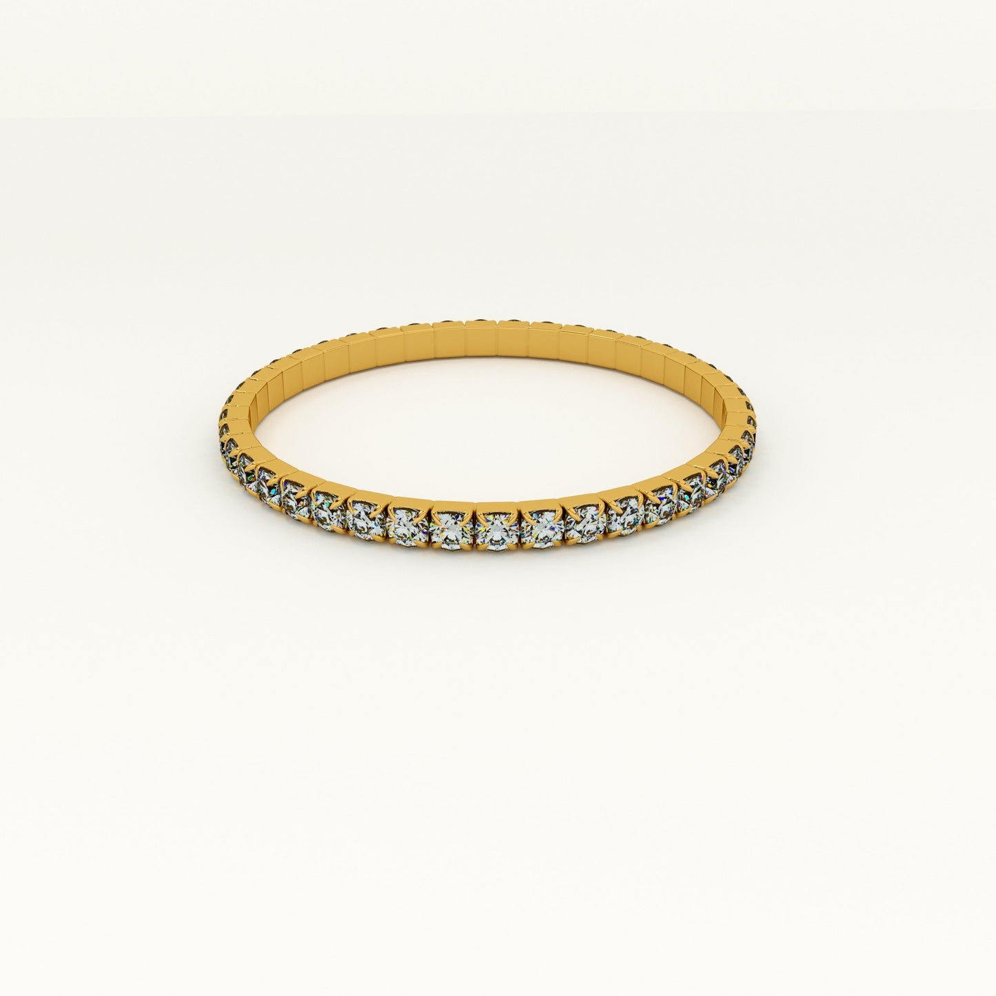 Exquisite Gold Studded Bracelet