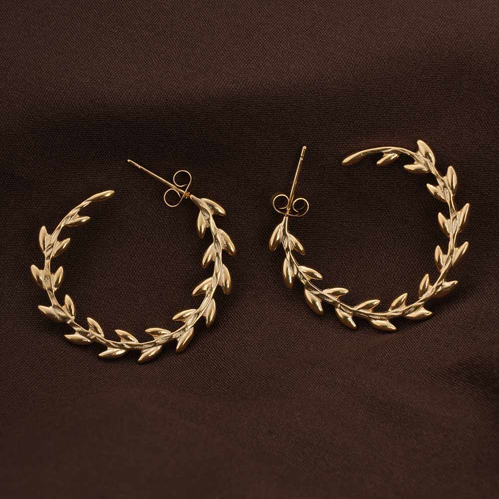 Forest Nymph Hoop Earrings