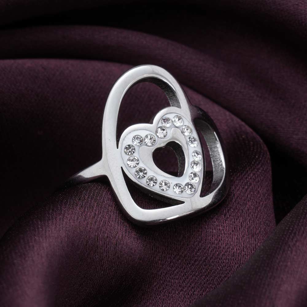 Double Heart Ring