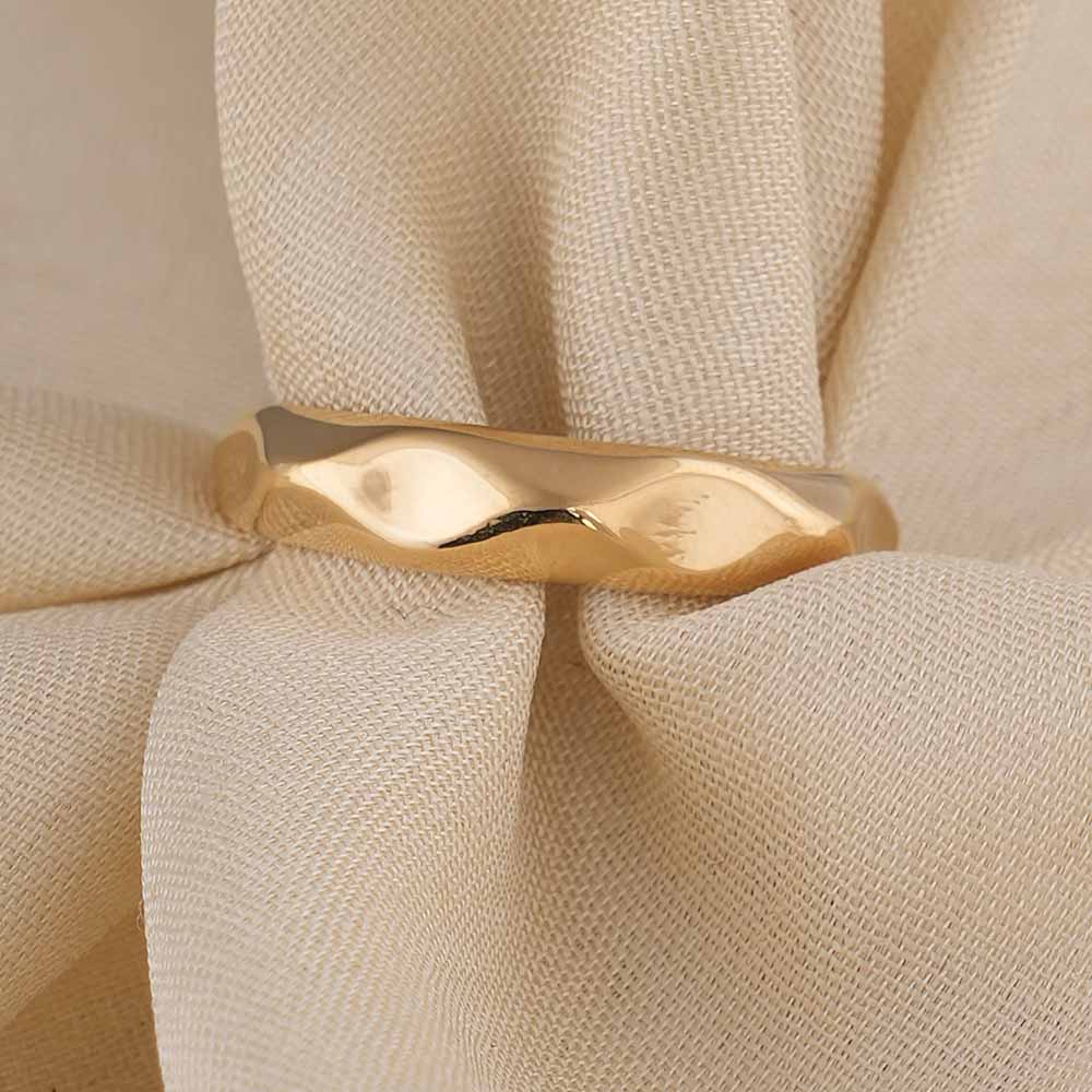 Wave Gold Ring