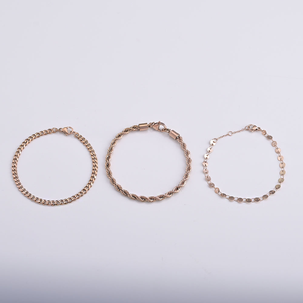 Trio of chains Bracelet