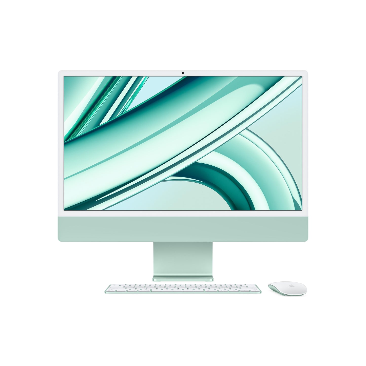 24-inch iMac with Retina 4.5K display: Apple M3 chip with 8‑core CPU and 8‑core GPU, 256GB SSD - Green