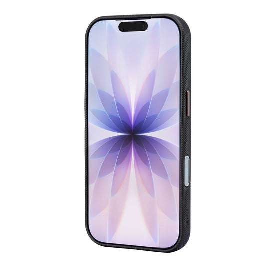 Tekne Textura Vegan Leather Case for iPhone 17 Pro-Grey