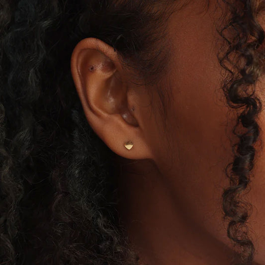 Mini Heart Stud Earrings