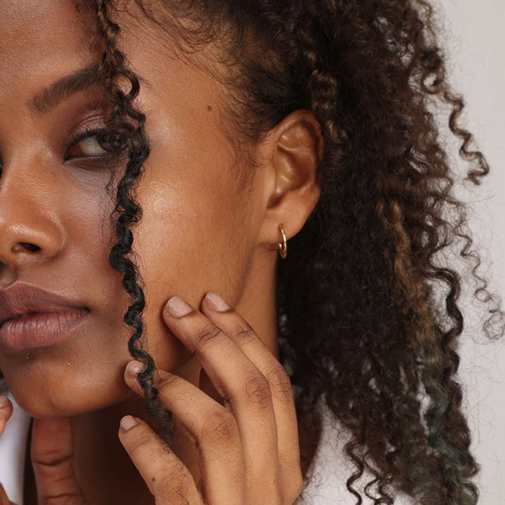 Round Huggie Hoop Earrings