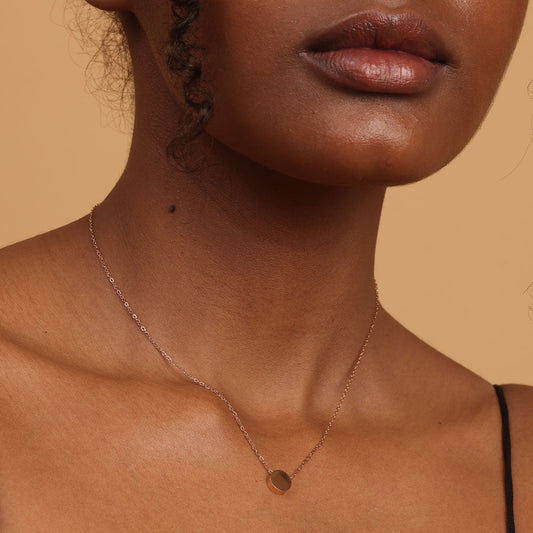 Minimalist Round Necklace