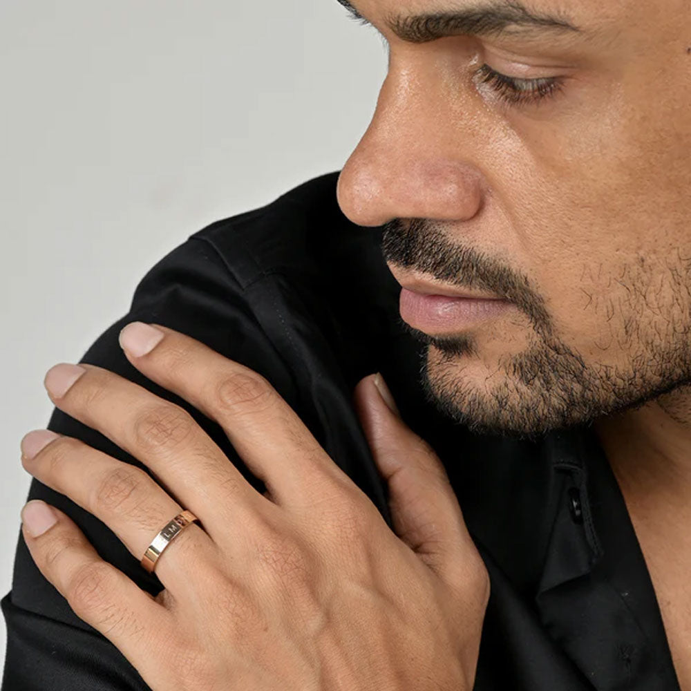 Palmonas Band Men's Ring- Tungsten