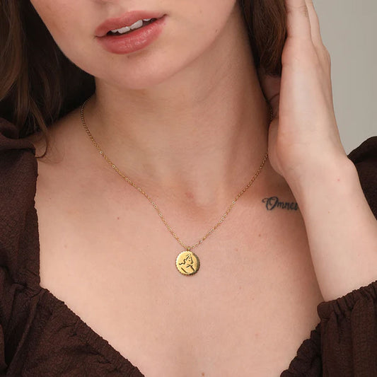 Engraved Woman Necklace