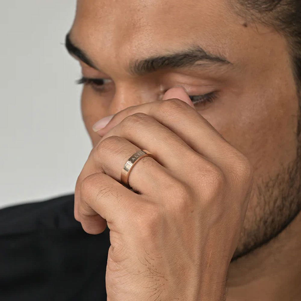 Palmonas Band Men's Ring- Tungsten