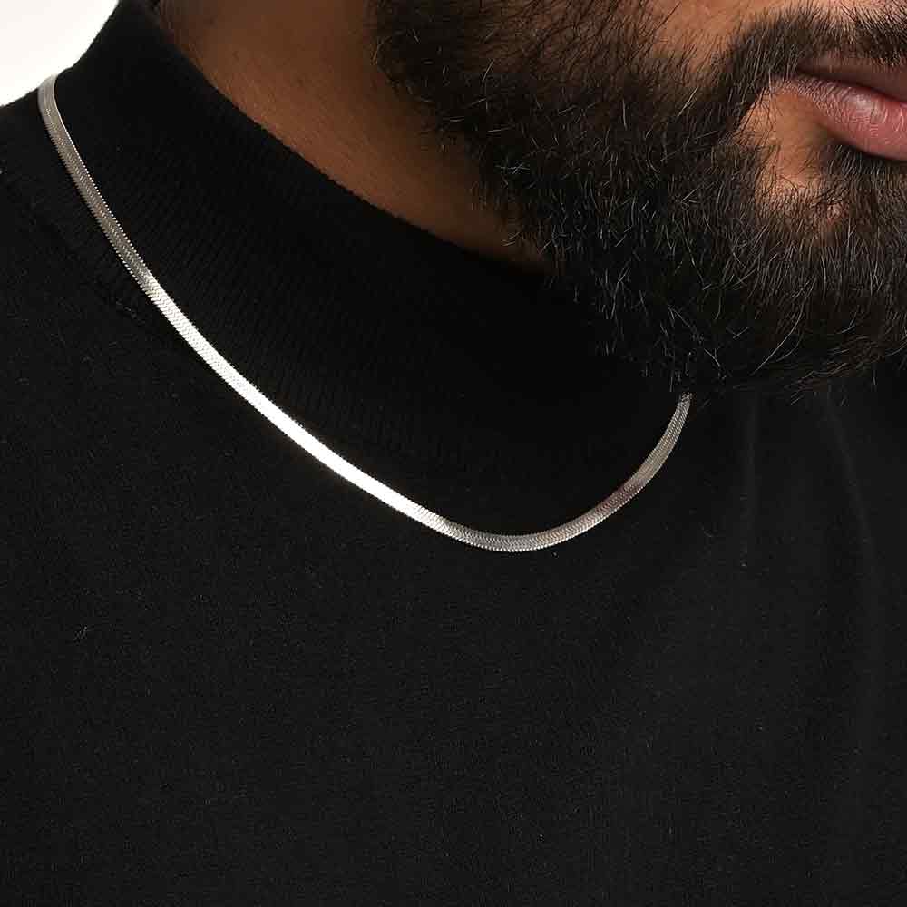 Snake Chain | Rhodium Plated | 6 MM