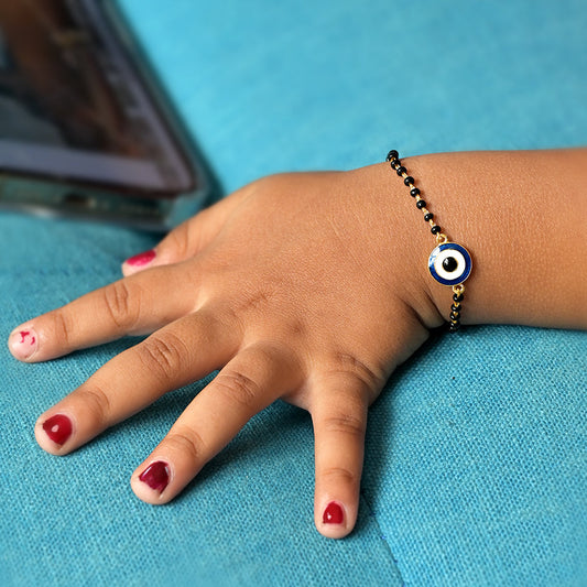 Evil Eye Baby Bracelet | 925 Silver |18K Gold Vermeil
