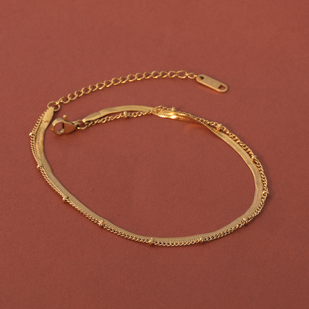 Snake Weave Chain Anklet