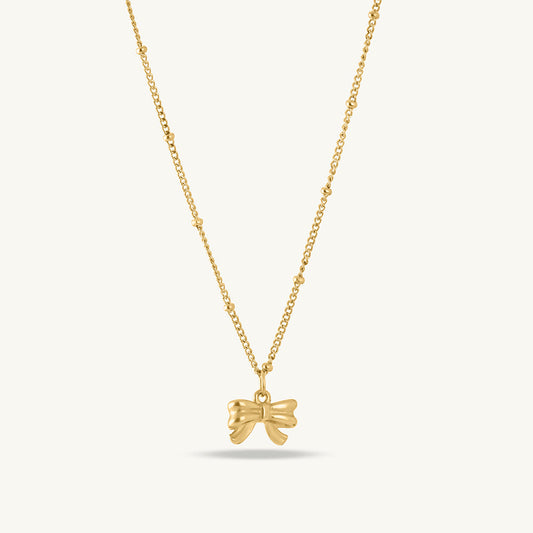 Ribbon Pendant Necklace