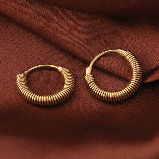 Spring Hoop Earrings
