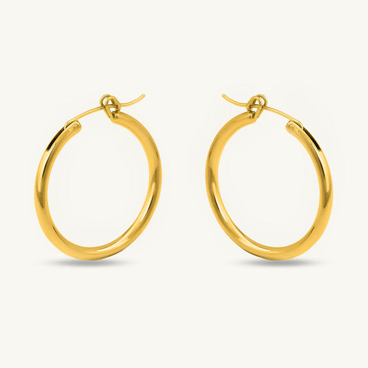 Golden Halo Hoops