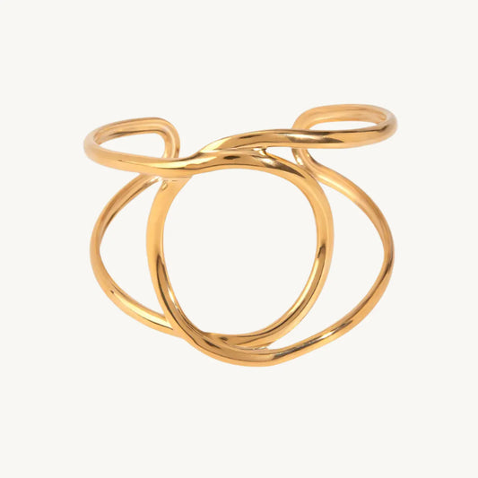 Modern Geometric Cuff Bracelet