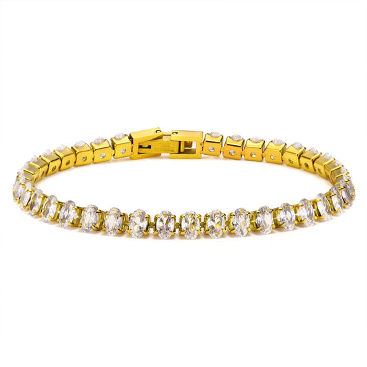 Premium Oval Diamond Bracelet