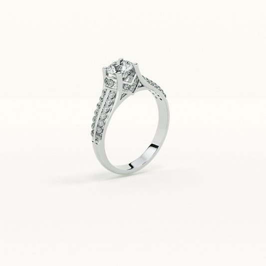 Crimson Love 925 Silver Ring