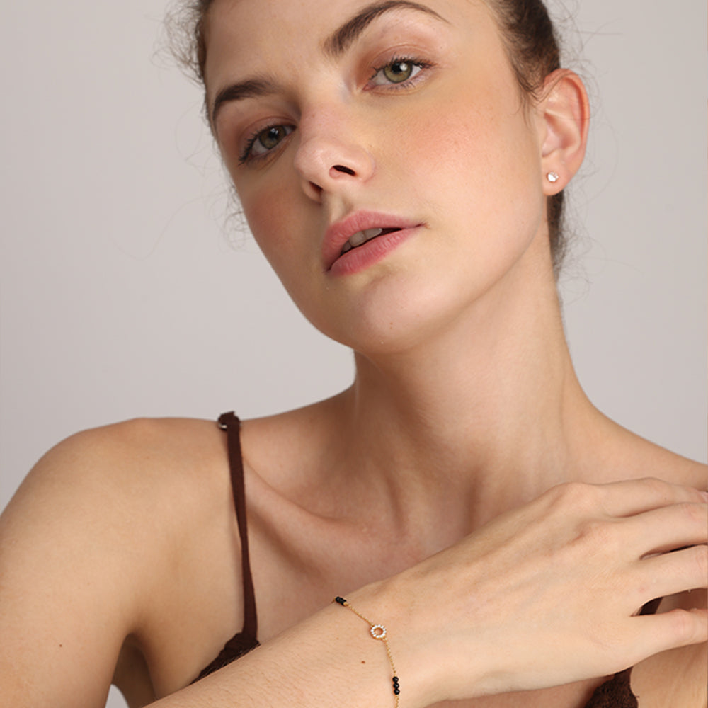 Saraswathi Mangalsutra Bracelet | 18K Gold Vermeil