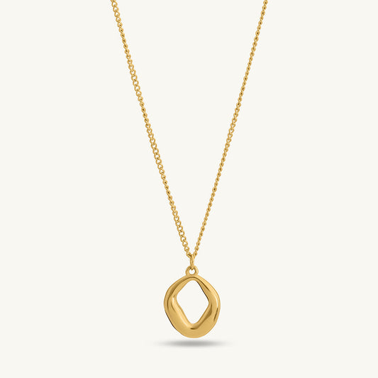 Wobbly Square Necklace