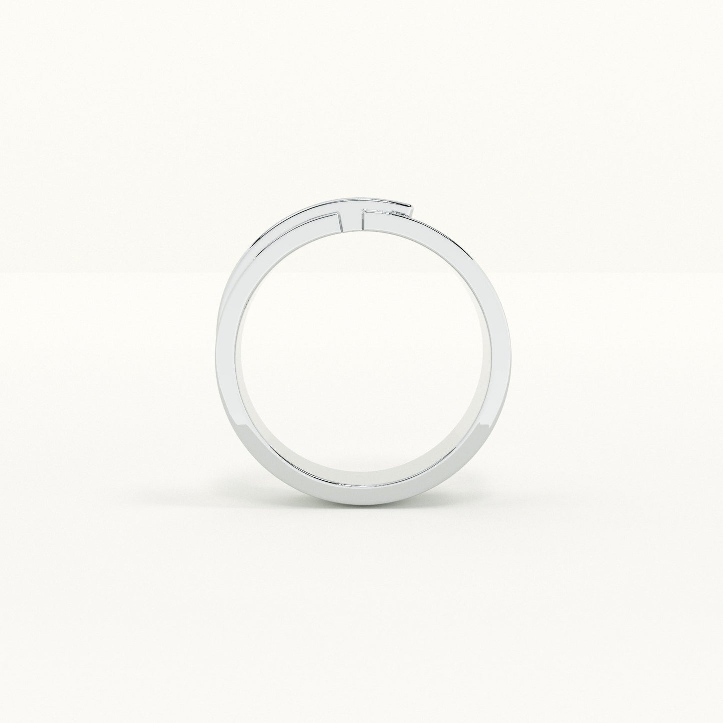 Men's Single Stone 925 silver ring