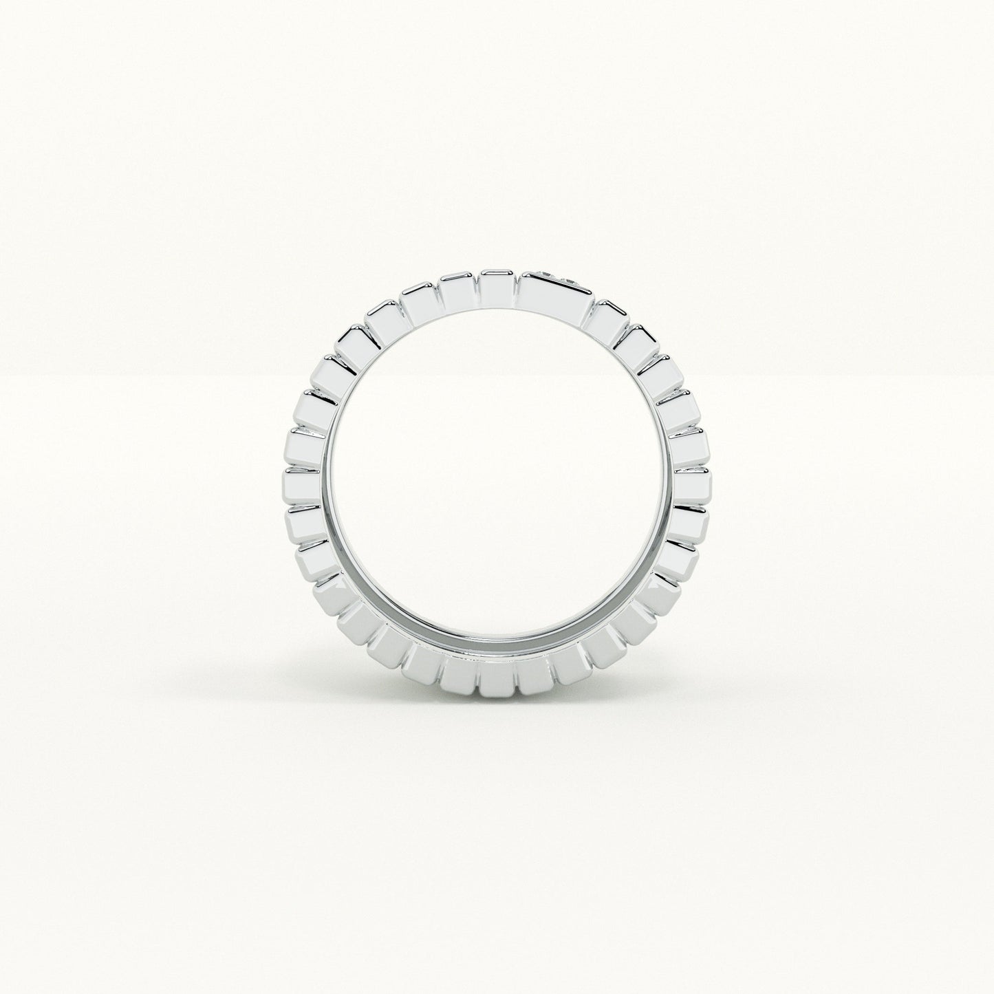 Endless Line Texture Men's- 925 Silver Ring