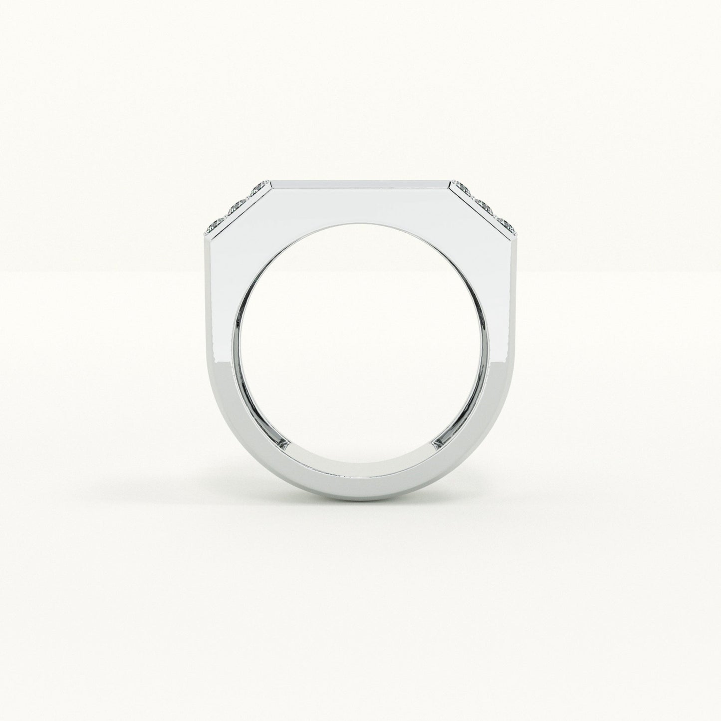 Edge of Eternity Men's Ring - 925 Silver