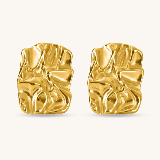 Ruptured Gold Earrings