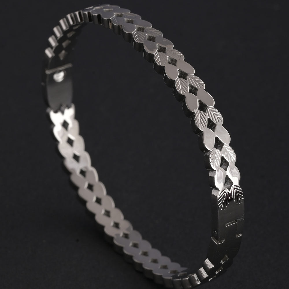 Silver Weave Bracelet