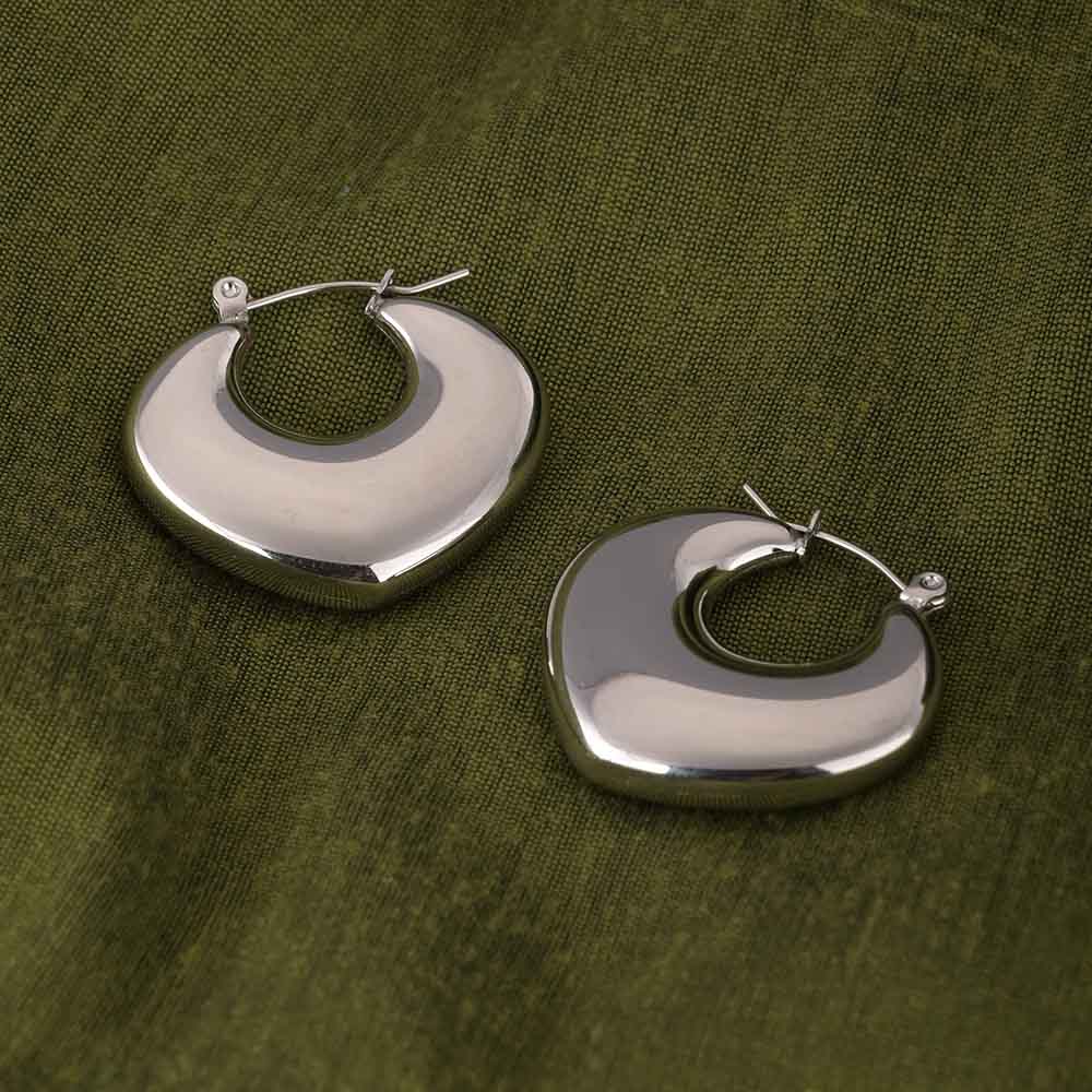 Silver Adore Earrings