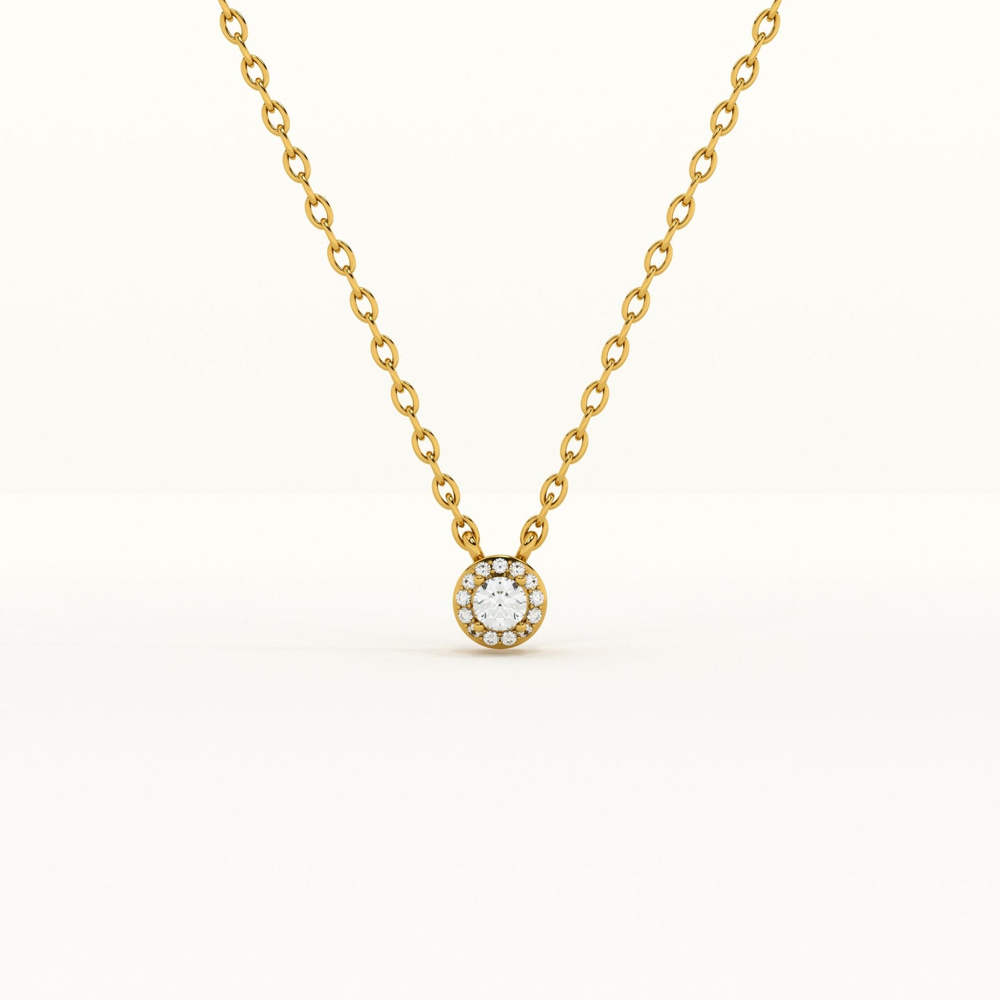 Dazzling Cluster Lab Grown Diamond + Gold Vermeil Pendant