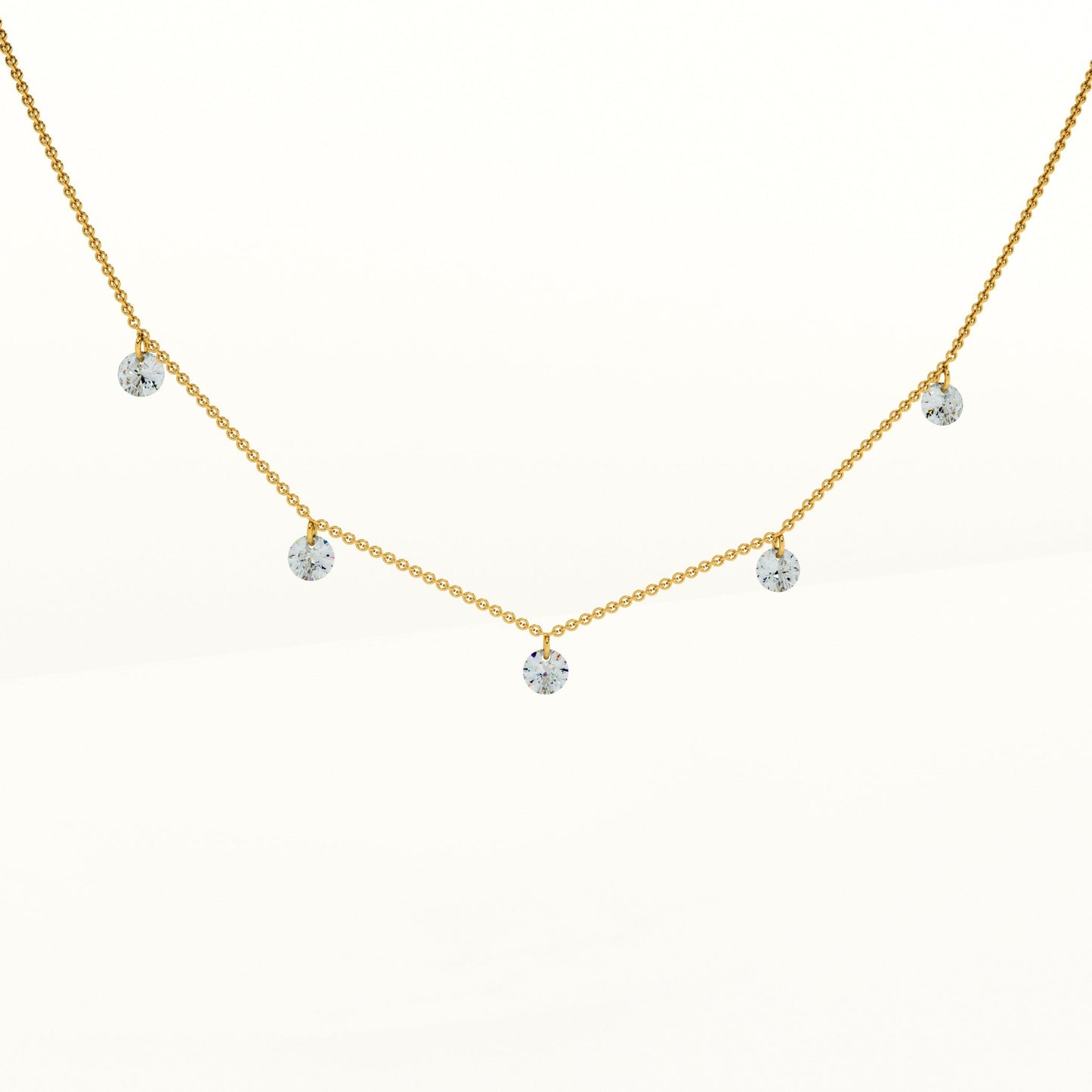 Diamond Dreams Gold Necklace