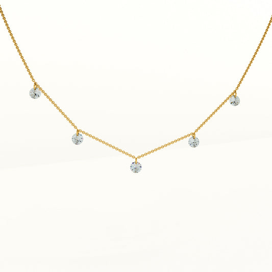 Diamond Dreams Gold Necklace