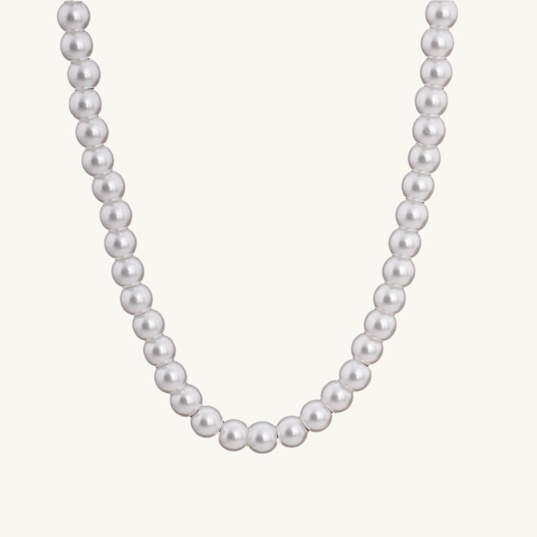 Snow White Pearl Necklace