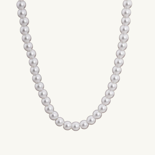 Snow White Pearl Necklace
