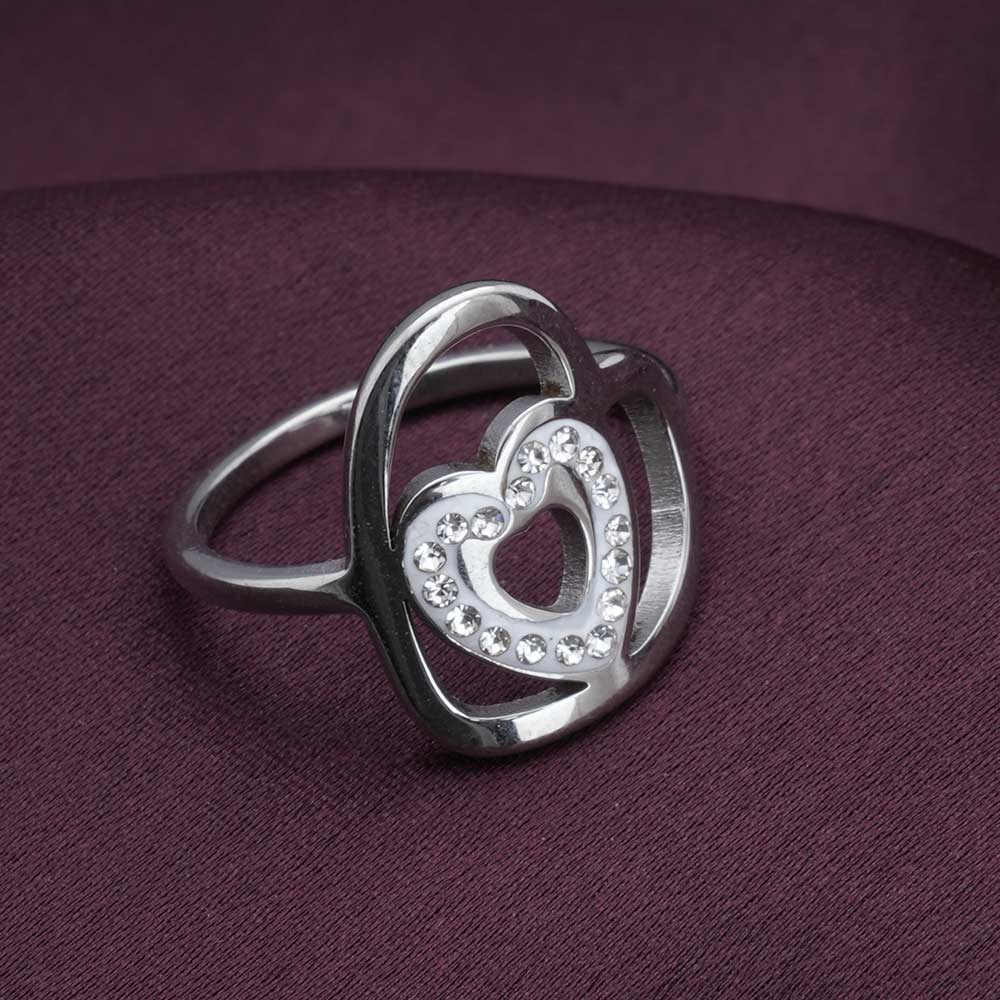 Double Heart Ring