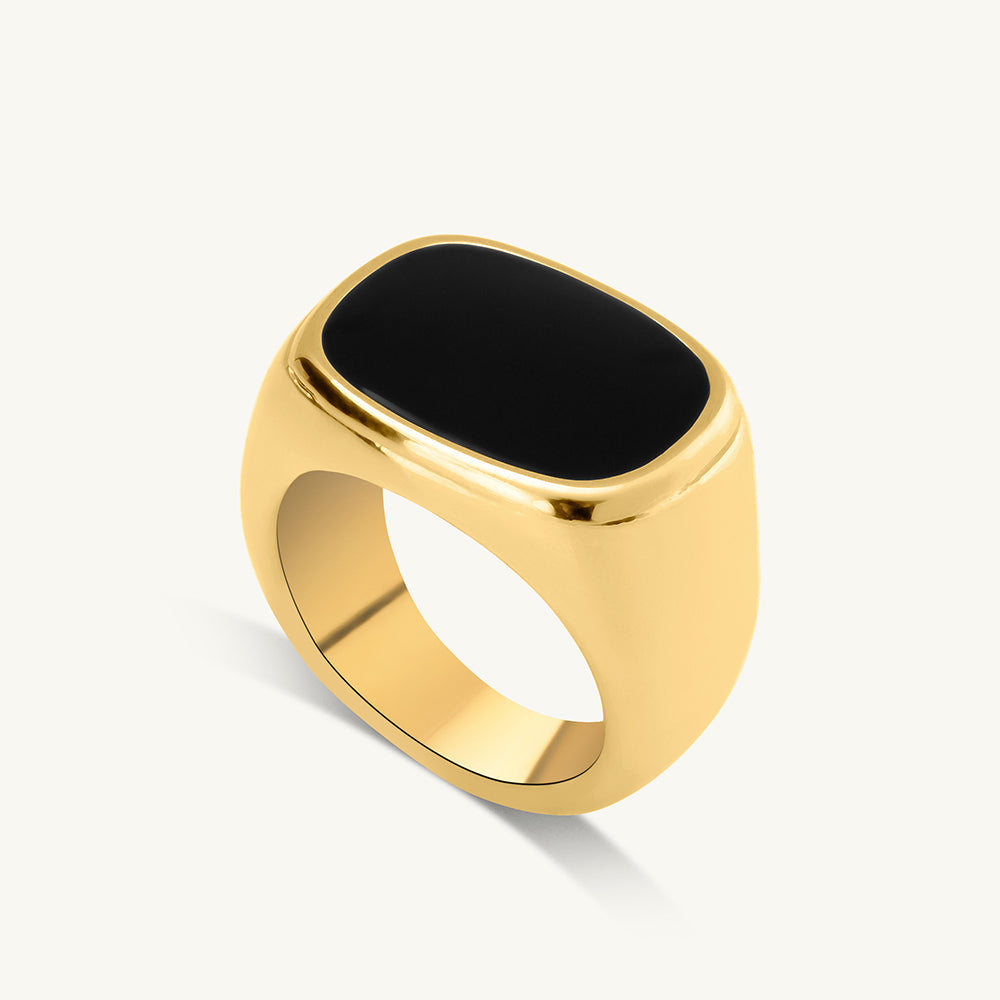 Glossy Enamel Ring