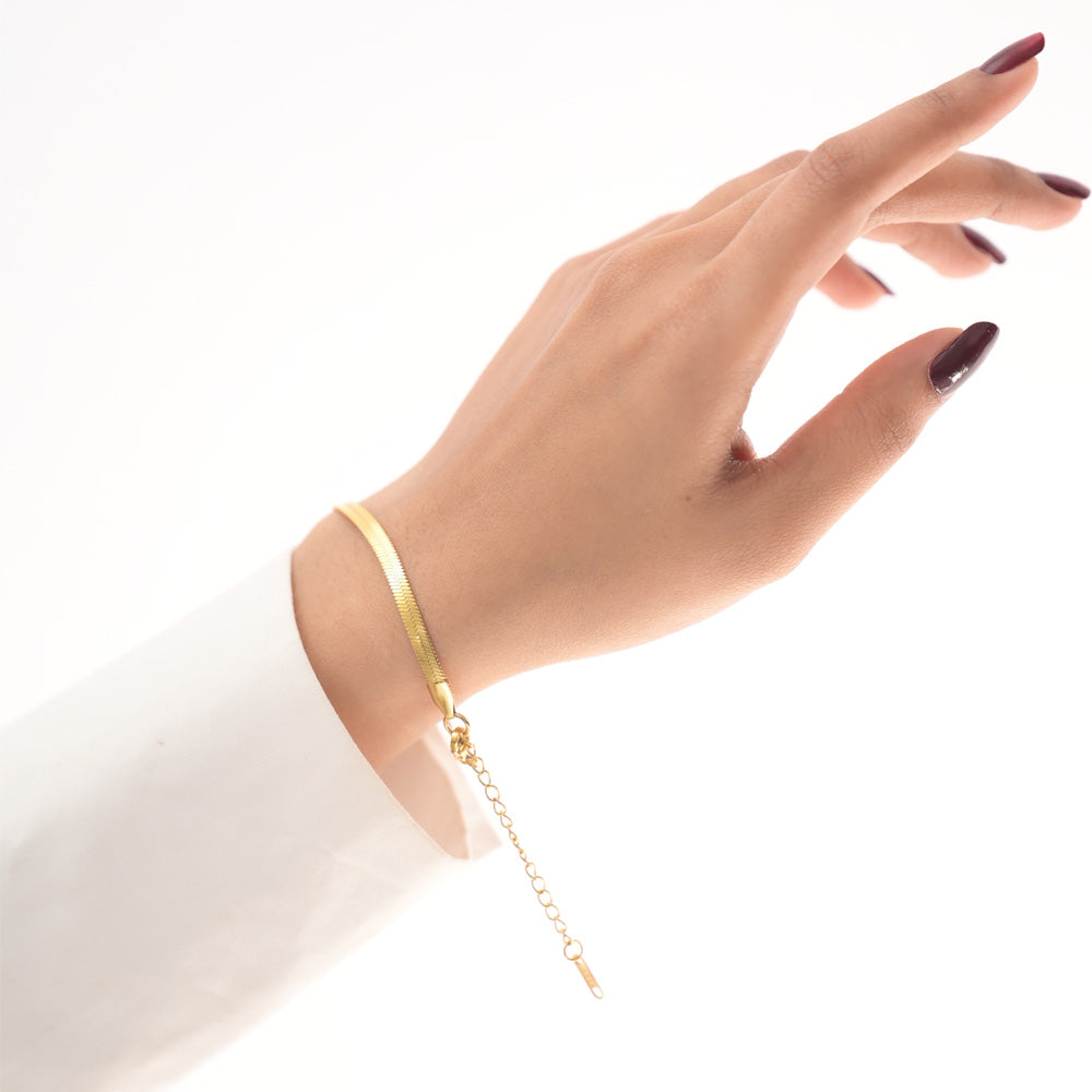 Sleek Serpent Bracelet