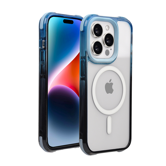 Pulse TANK Gradient Magsafe case for iPhone 15 Pro Max-Blue