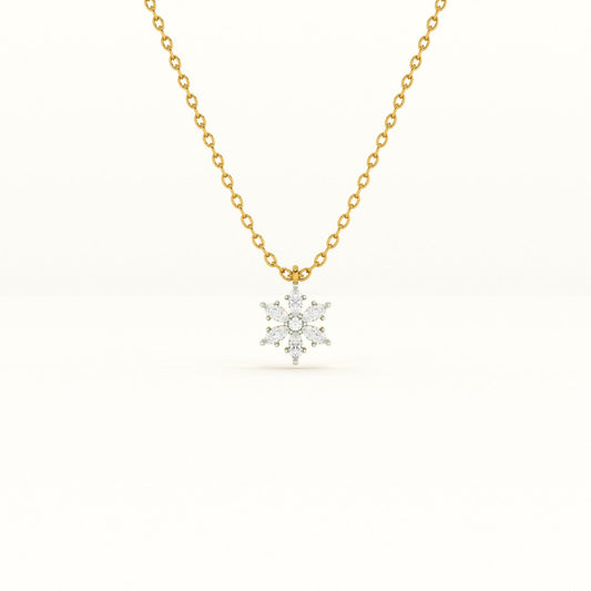 Eternal Blossom  Lab Grown Diamond + Gold Vermeil Necklace